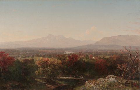 An October Day in the White Mountains by John Frederick Kensett — large framed print