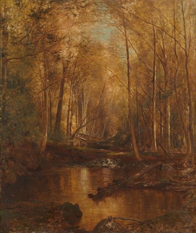 Autumn in the Catskills by Jervis McEntee — large framed print