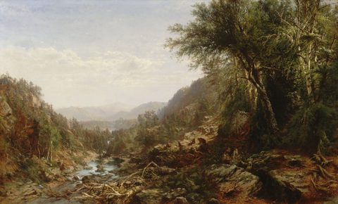 The Adirondacks by James McDougal Hart — large framed print