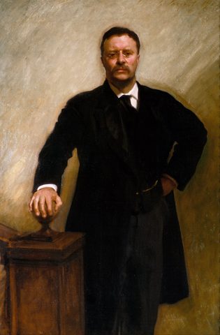 Theodore Roosevelt by John Singer Sargent — large framed print