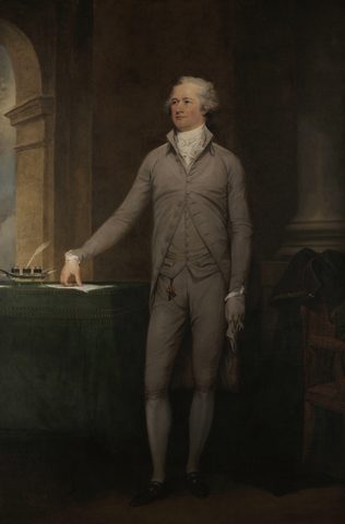 Alexander Hamilton by John Trumbull — large framed print