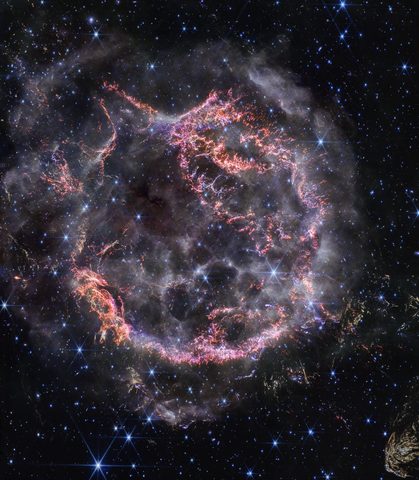 Cassiopeia A by NASA / ESA / CSA / STScI, 2023, framed print