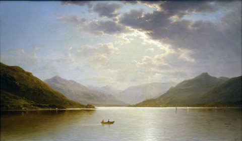 Ullswater Lake by John William Casilear — large framed print