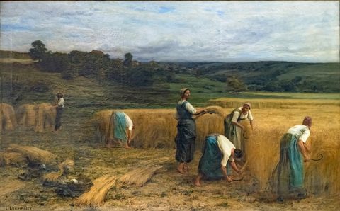 The Harvest by Léon Augustin Lhermitte — large framed print