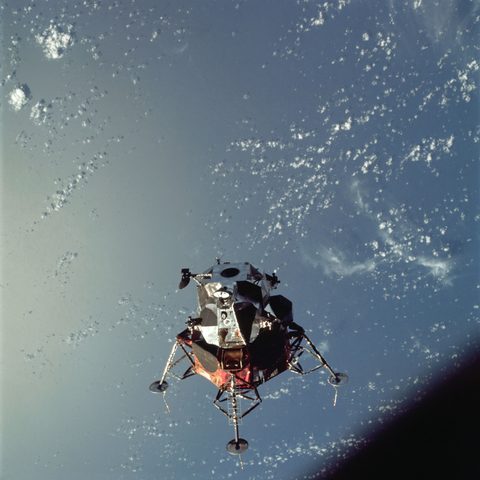 Lunar Module Spider by NASA / Apollo 9 crew — large framed print