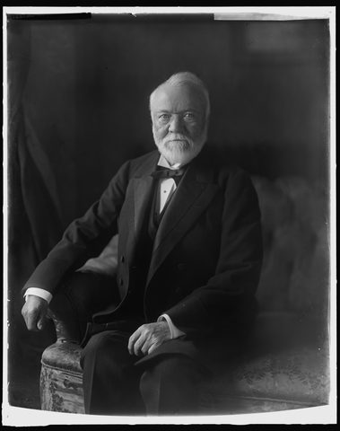 Andrew Carnegie by Library of Congress / Bain News Service — large framed print