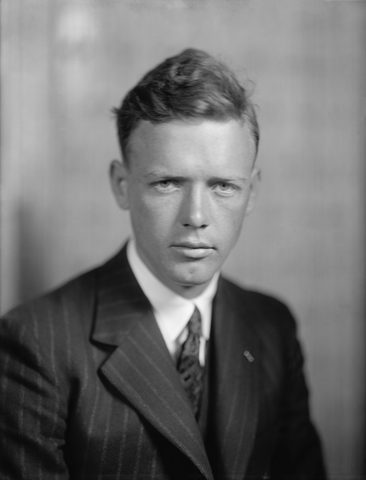 Colonel Charles Lindbergh, 1927, framed print