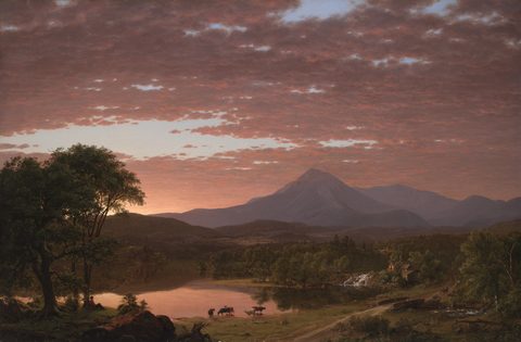 Mount Ktaadn by Frederic Edwin Church — large framed print