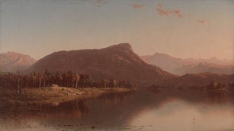 A Home in the Wilderness by Sanford Robinson Gifford — large framed print