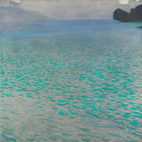 Attersee by Gustav Klimt, 1900, framed print