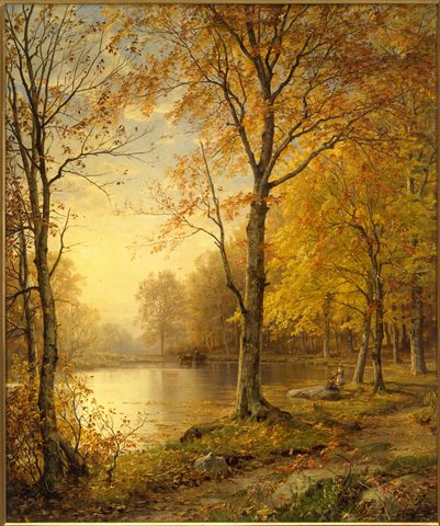 Indian Summer by William Trost Richards — large framed print