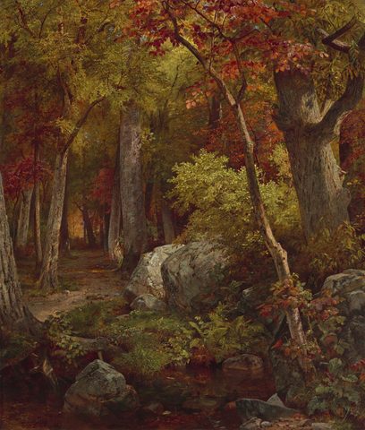 October by William Trost Richards — large framed print