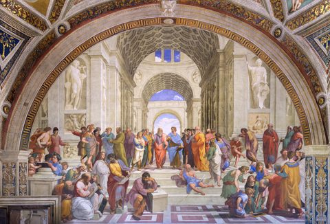 The School of Athens by Raphael — large framed print