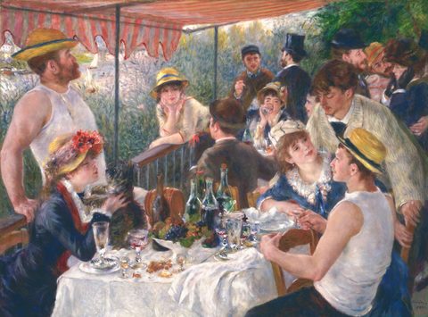 Luncheon of the Boating Party by Pierre-Auguste Renoir — large framed print