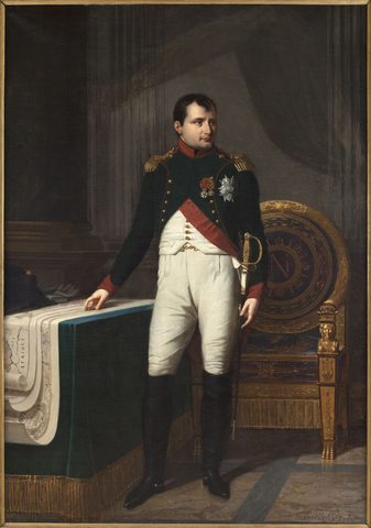 Napoleon I in Coronation Costume by Robert Lefèvre — large framed print