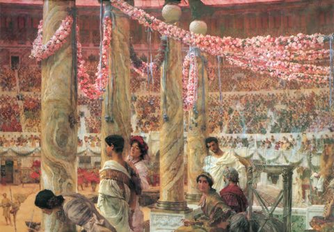 Caracalla and Geta by Lawrence Alma-Tadema — large framed print