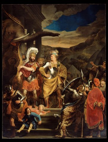 Fabricius and Pyrrhus by Ferdinand Bol — large framed print