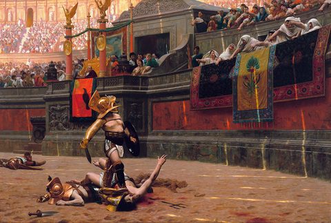 Pollice Verso by Jean-Léon Gérôme — large framed print