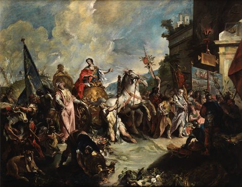 The Triumph of Scipio by Giovanni Antonio Guardi — large framed print