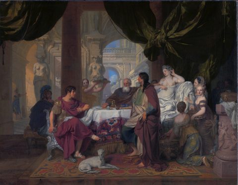 Cleopatra's Banquet by Gerard de Lairesse — large framed print