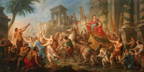 Mark Antony's Entry into Ephesus by Charles-Joseph Natoire — large framed print