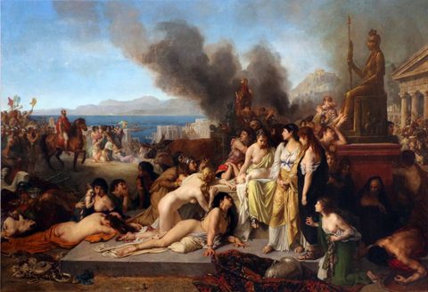 The Last Day of Corinth by Tony Robert-Fleury — large framed print