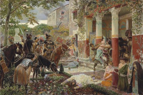 The Huns by Georges Rochegrosse — large framed print