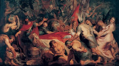The Obsequies of Decius Mus by Peter Paul Rubens — large framed print