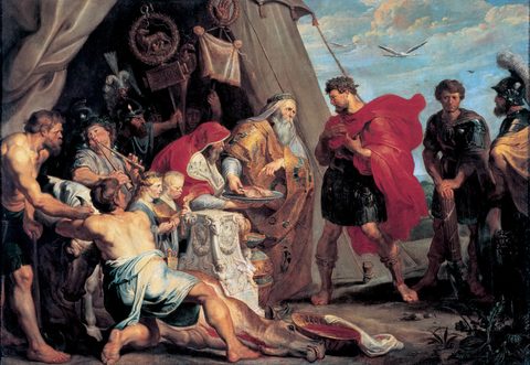 The Interpretation of the Victim by Peter Paul Rubens — large framed print