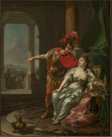 Mark Antony and Cleopatra by Johann Heinrich Tischbein — large framed print