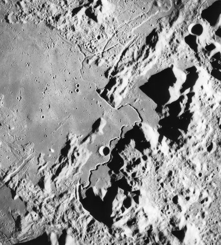 Hadley-Apennine from Apollo 15 by NASA / Apollo 15 crew — large framed print