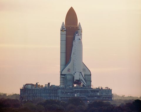 Discovery rolls out to Pad 39B for STS-29 by NASA — large framed print