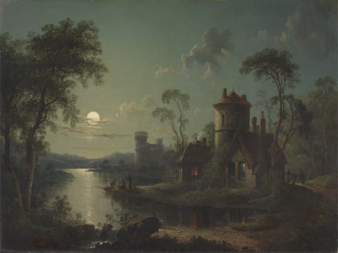 River Scene by Sebastian Pether — large framed print