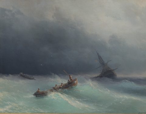 Storm at Sea by Ivan Aivazovsky — large framed print