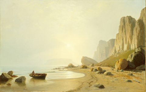 The Coast of Labrador by William Bradford, 1866, framed print