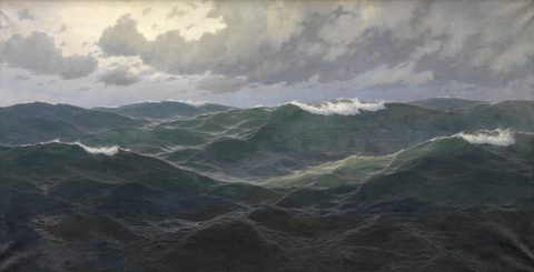 Great Seascape by Max Jensen — large framed print
