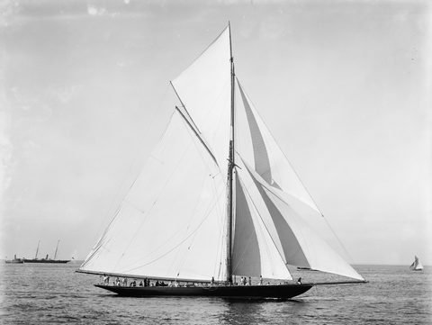 Valkyrie II by Henry G. Peabody, 1893, framed print