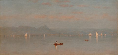 Haverstraw Bay by Sanford Robinson Gifford — large framed print
