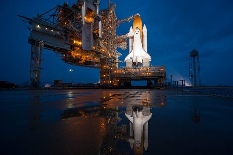 Atlantis on Pad 39A by NASA / Bill Ingalls — large framed print