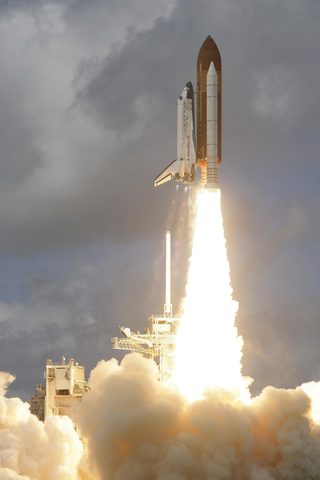 Discovery launch by NASA — large framed print
