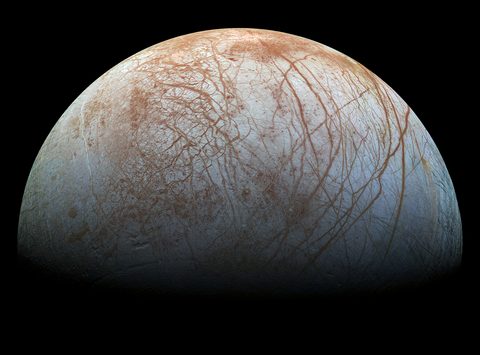 Europa by NASA / JPL-Caltech / SETI — large framed print