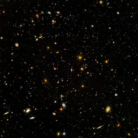 Hubble Ultra Deep Field by NASA / ESA / STScI — large framed print