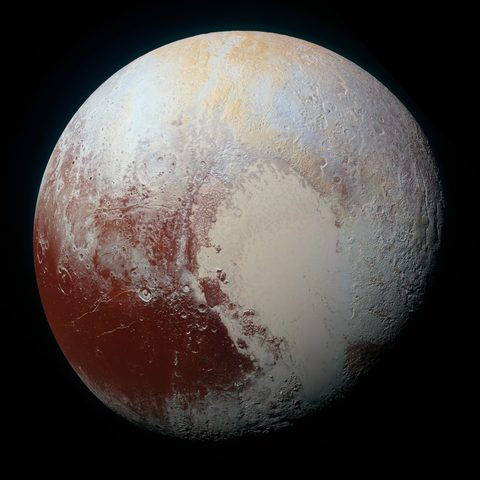 Pluto by NASA / JHUAPL / SwRI — large framed print