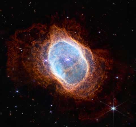 Southern Ring Nebula by NASA / ESA / CSA / STScI — large framed print