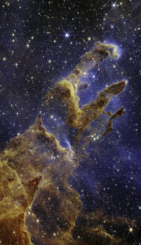 Pillars of Creation, Webb by NASA / ESA / CSA / STScI — large framed print