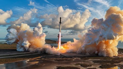 Starship Flight 14 liftoff by SpaceX — large framed print
