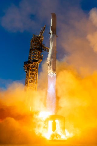 Flight 11 ascent by SpaceX — large framed print