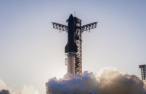 Flight 11 at Pad 1 by SpaceX — large framed print