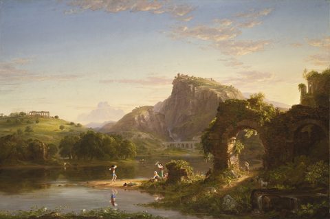 L'Allegro by Thomas Cole — large framed print