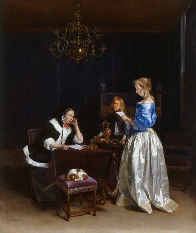 The Letter by Gerard ter Borch — large framed print